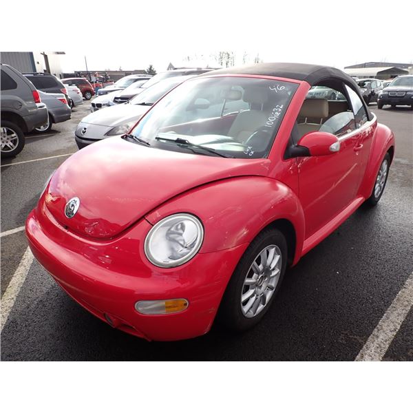 2004 Volkswagen New Beetle RUNS WITH MECHANICAL PROBLEMS