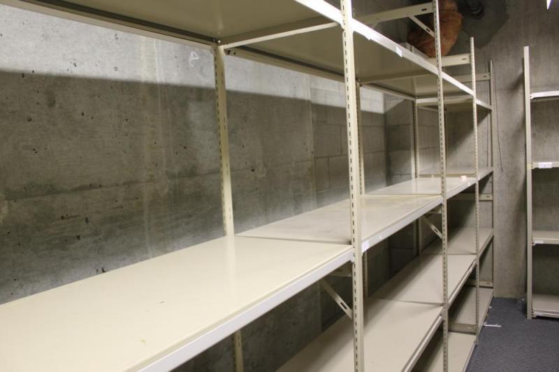 4 sections of ez rect storage racking