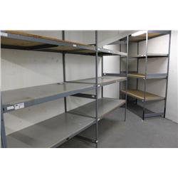 3 bays of heavy duty ez rect storage racking