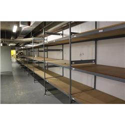11 bays of heavy duty ez rect storage racking
