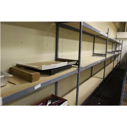 5 bays of heavy duty ez rect storage racking