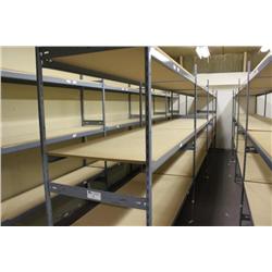 4 bays of heavy duty ez rect storage racking