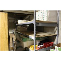 2 bays of ez rect storage racking