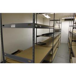 3 bays of ez rect storage racking