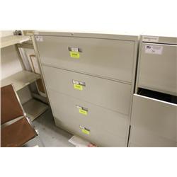 4 drw. lateral file cabinet
