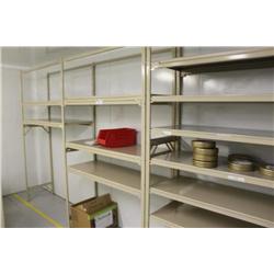 3 bays of ez rect storage racking