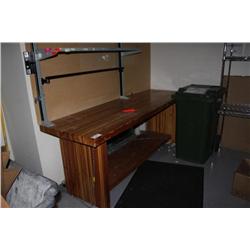 shipping / receiveing bench and contents