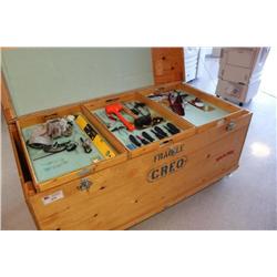 portable tool chest with contents