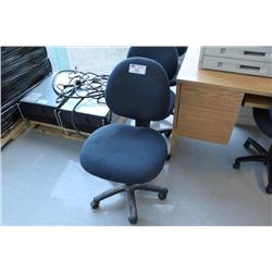 blue gas lift steno chair