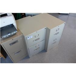 3 2 drw. vertical file cabinets