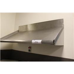 s.s. wall mount storage shelf