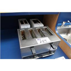 s.s. commercial toaster with 2 small toasters