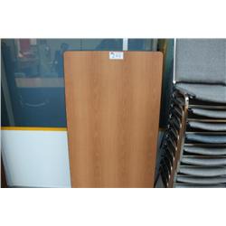 2 designer 5' folding tables