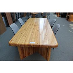 8' executive boardroom table