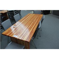 heavy duty wooden table