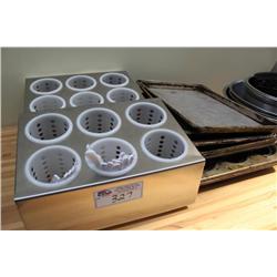 large lot of kitchen supplies