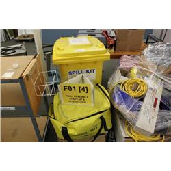 misc. spill clean up kits and safet signs