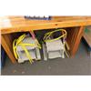 Image 2 : lot of hardware and 2 blowers