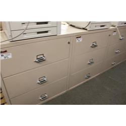 fire king 3 drw. lateral fireproof file cabinet