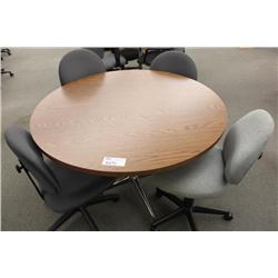 round table with 4 chairs