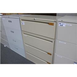 4 drw. lateral file cabinet