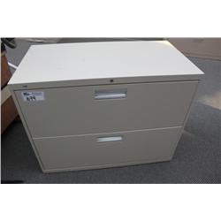 beige 2 drw. lateral file cabinet