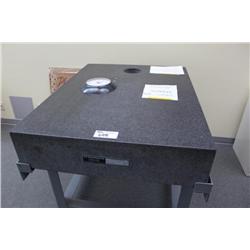 standridge 3' x 4' granite machinists stand with