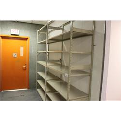 2 bays of ez rect storage racking