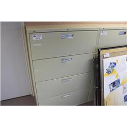 beige 4 drw. lateral file cabinet
