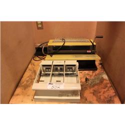 gbc binding machine and swingline hole punch