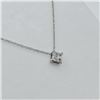 Image 1 : STERLING SILVER NATURAL DIAMOND (0.03CT) PENDANT WITH STERLING SILVER CHAIN, W/A $190.00. DIAMOND IS