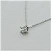 Image 2 : STERLING SILVER NATURAL DIAMOND (0.03CT) PENDANT WITH STERLING SILVER CHAIN, W/A $190.00. DIAMOND IS