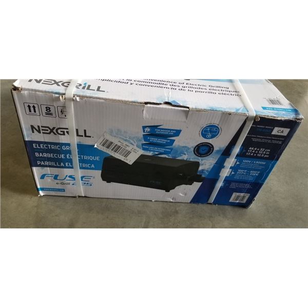 AS NEW NEXGRILL E-GRILL 225 ELECTRIC FLAT GRILL