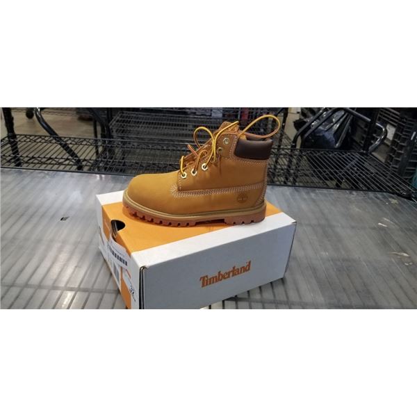 NEW TIMBERLAND PREMIUM 6 IN WATERPROOF BOOT WHEAT NUBUCK, SIZE TODDLER 12