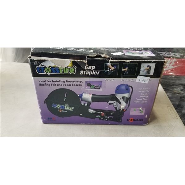 CROSSFIRE CAP STAPLER AND STAPLES