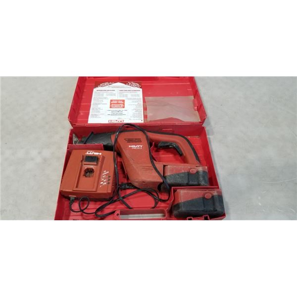 HILTA RECIPRICATING SAW W/ BATTERY AND CHARGER