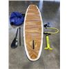 Image 1 : BLACKWATER INFLATABLE PADDLE BOARD WITH BAG AND ACCESSORIES, PUMP PADDLE ETC