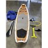 Image 3 : BLACKWATER INFLATABLE PADDLE BOARD WITH BAG AND ACCESSORIES, PUMP PADDLE ETC