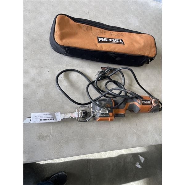 RIDGID ELECTRIC HACKSAW WORKING