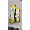 Image 1 : 2 RECOVERY STRAPS, AS NEW, BOTH 3 INCH, 8FT AND 16FT