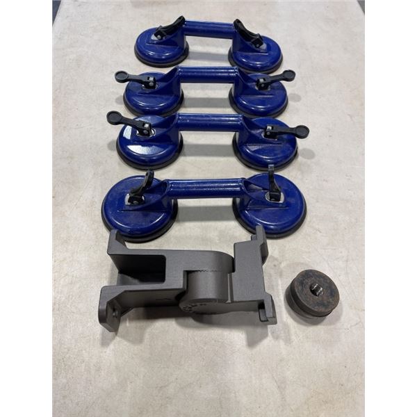 GLASS SUCTION CUPS, HEAVY DUTY ARTICULATING MOUNT, ETC