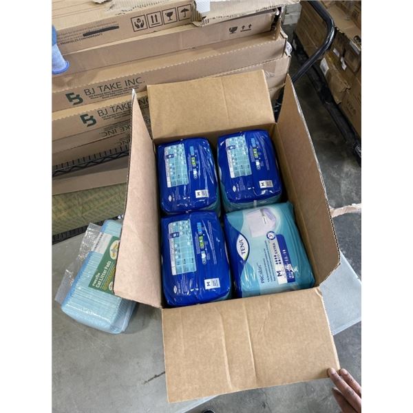 4 NEW PACKS OF TENA PROSKIN SIZE MEDIUM UNDERWEAR