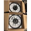 Image 1 : 2NEW 16INCH REAR ELECTRIC BIKE WHEEL WITH MOTOR, DAMAGED CABLE CONNECTOR, TORN