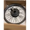 Image 3 : 2NEW 16INCH REAR ELECTRIC BIKE WHEEL WITH MOTOR, DAMAGED CABLE CONNECTOR, TORN