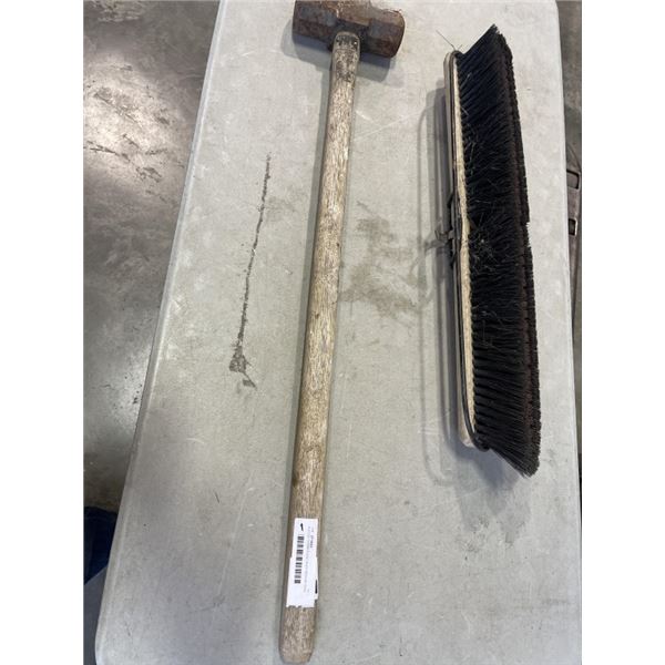 SLEDGE HAMMER AND SHOP BROOM HEAD