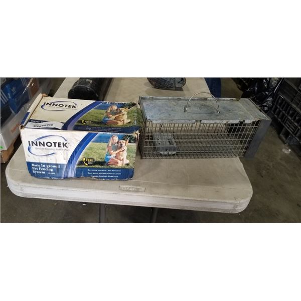 ALIVE ANIMAL TRAP AND DOG TRAINING COLLAR