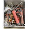Image 1 : LARGE ASSORTMENT OF HILTI TOOLS AND ACCESSORIES IN TOTE W/ BUILT IN LID