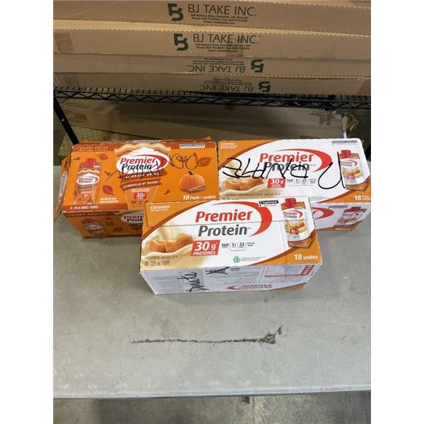 ASSORTED PREMIER PROTEIN DRINKS, JUL/2026 EXP