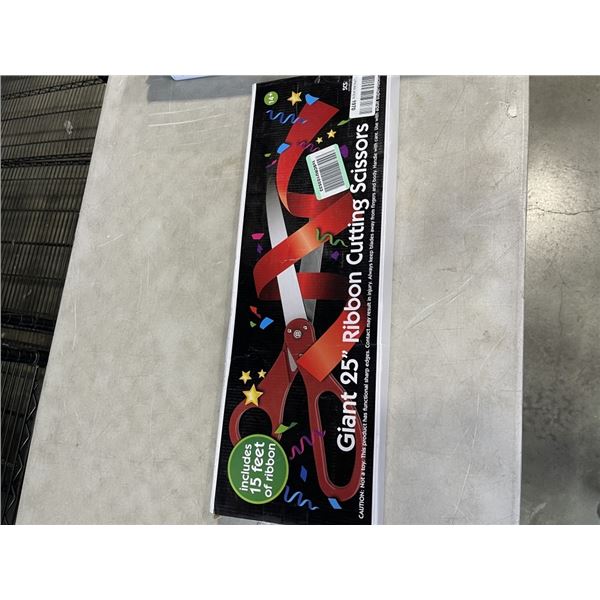 GIANT 25 INCH RIBBON CUTTING SCISSORS