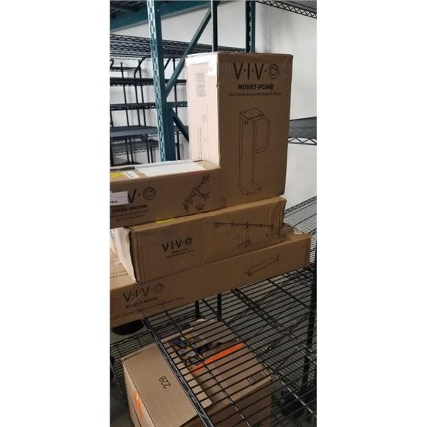 4 ASSORTED VIVO MOUNTS